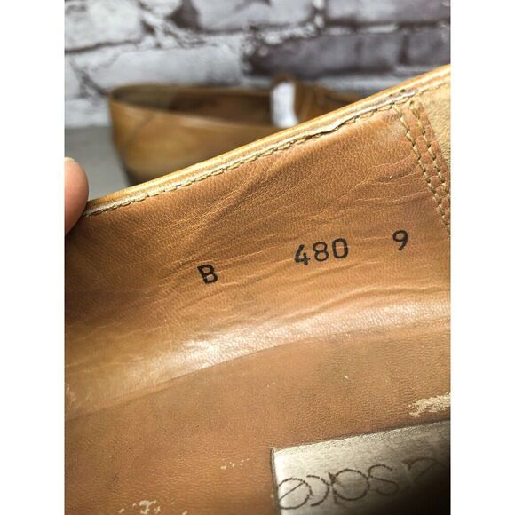 Gianni Versace Brown Leather Slip On Tassel Bow Dress Loafers Shoes Men Sz 9B US - Picture 8 of 16